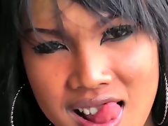 Pretty teen Asian pornstar Den is she-male whore. She or he has a huge cock under her skirt. This nice slutty girl can fuck you in your virgin asshole without any questions.
